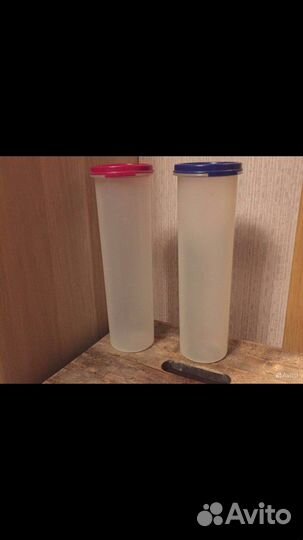 Сырница tupperware и тубусы под сыпучие