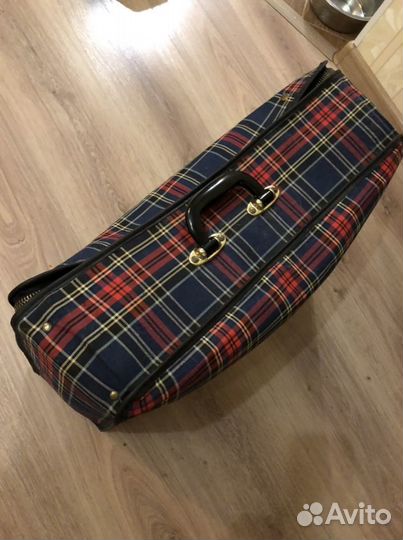 Чемодан в клетку СССР винтаж