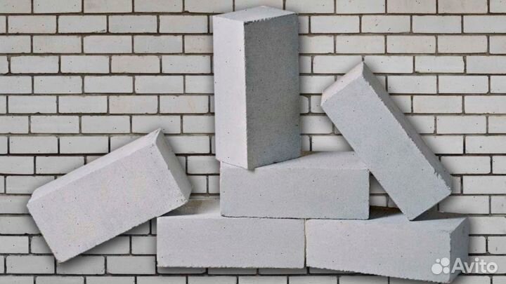 Кирпич силикатный белый