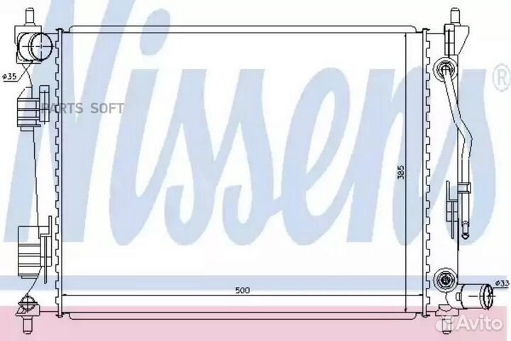 Радиатор KIA RIO 1.2i-1.4i 11