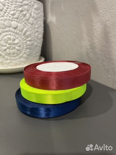 Лента атласная (набор 3 шт)