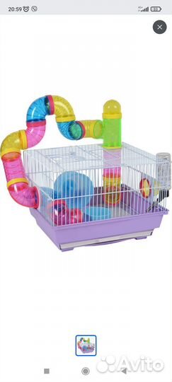 Клетка для грызунов с лабиринтом