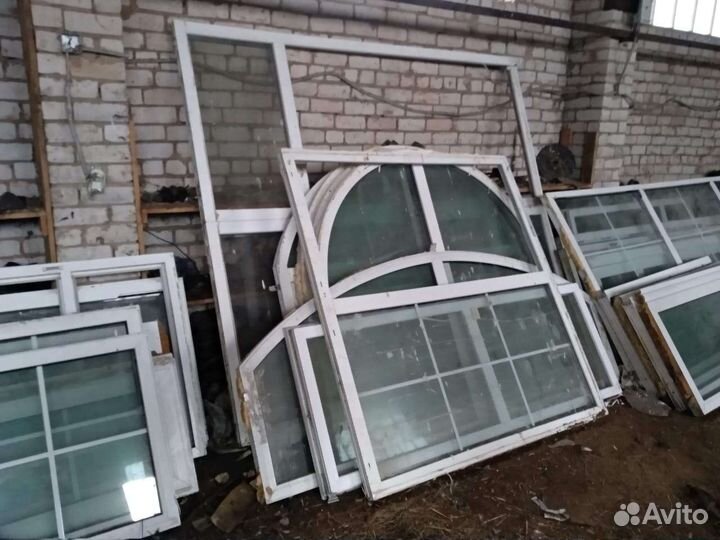 Пластиковые окна и двери бу