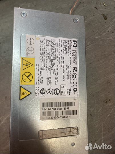 Блок питания hp dps 800gb a 800-1000 watt 12v для