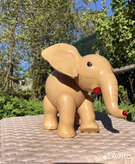 Игрушка Слон Целлулоид СССР охк