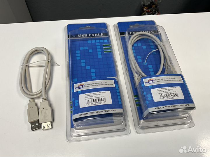 Кабель удлинитель USB 2.0-0,75м