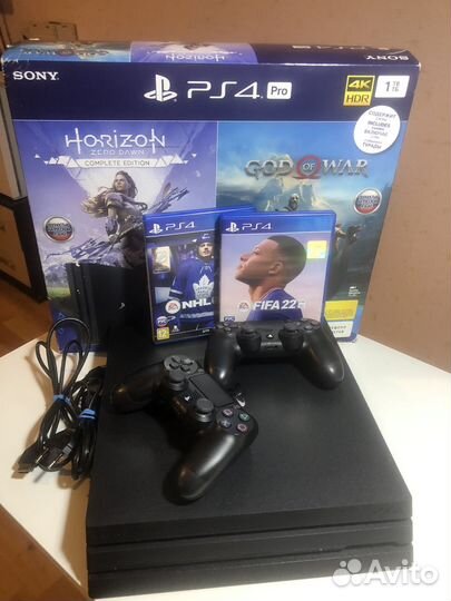 Игровая приставка ps4 pro 1tb