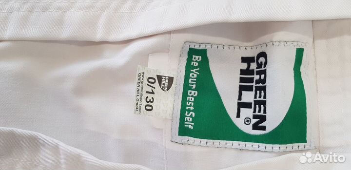 Новое Кимоно для карате Green hill club 130