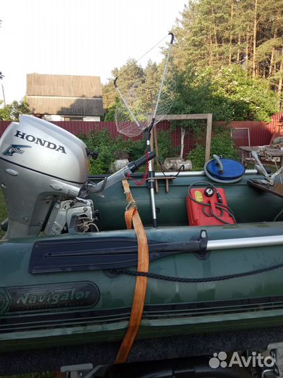 Лодка Навигатор-360 + Хонда 15 + прицеп