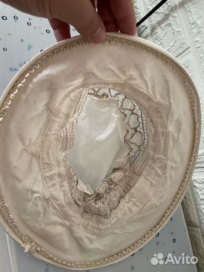 Шляпка новая из льна