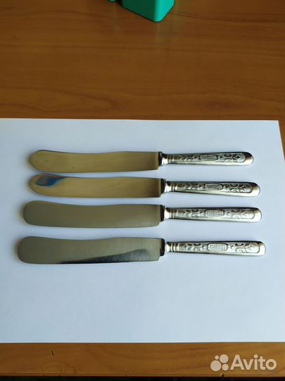 Ножи столовые Арт. Кр. Заря Городищи 4 штуки