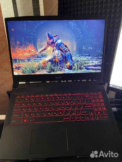 Мощный игровой ноутбук msi katana gf66