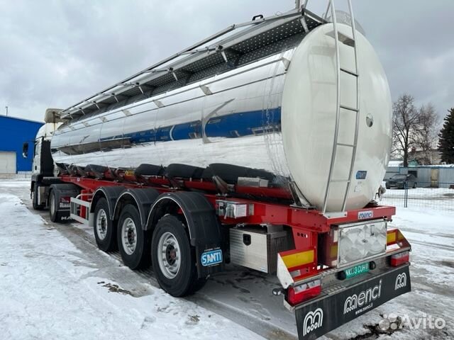 Полуприцеп пищевая цистерна Santi Молоковоз, 2024