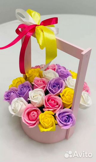 Букет цветов из мыла