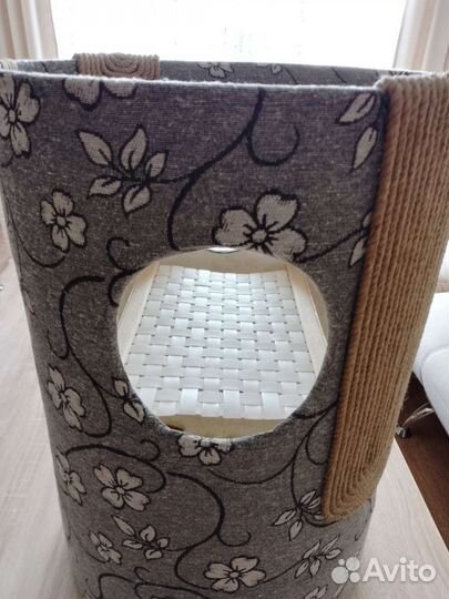 Домик, когтеточка, с игровым полем, гамаком