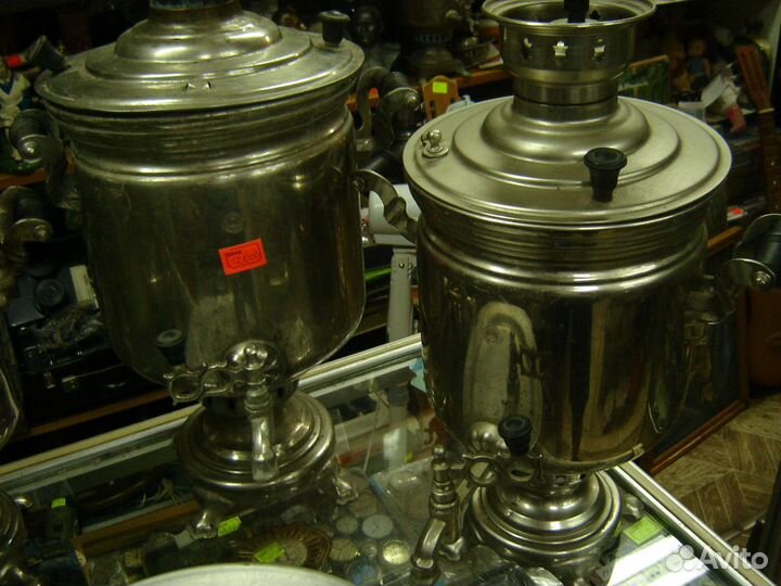 Самовар на дровах, меняю на антиквариат