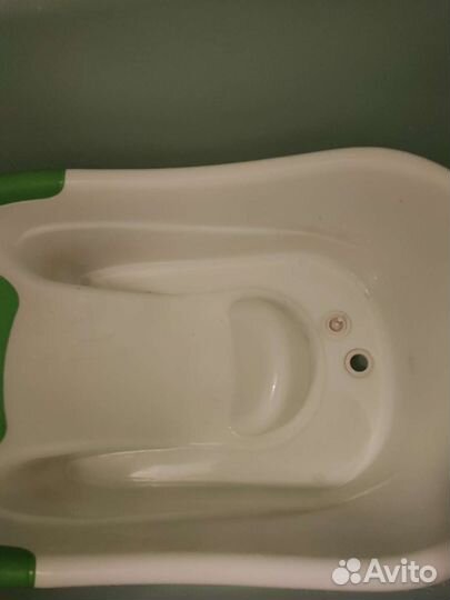 Ванночка для купания с анатомической горкой