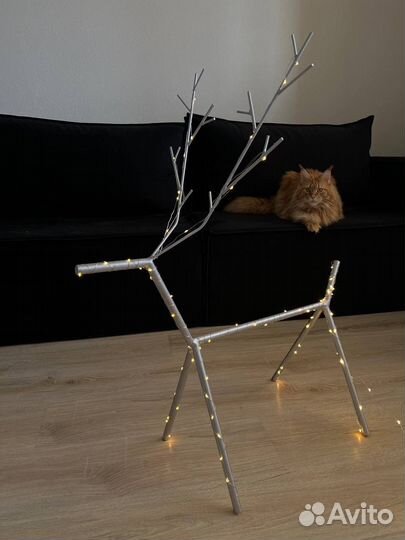 Новогодний декор для дома Олень