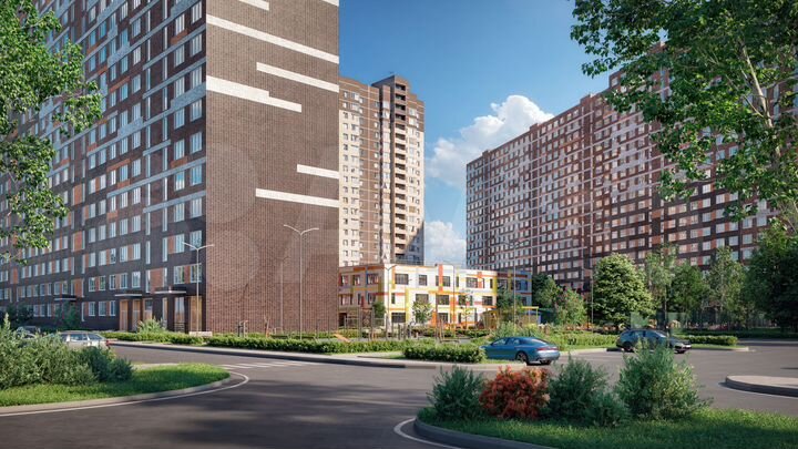 3-к. квартира, 65,5 м², 16/22 эт.