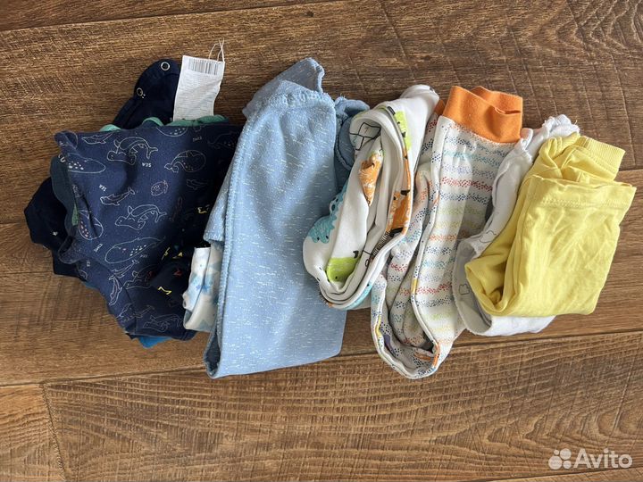 Вещи пакетом на мальчика 0-6 месяцев