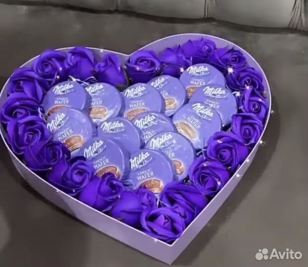 Букет из мыльных роз