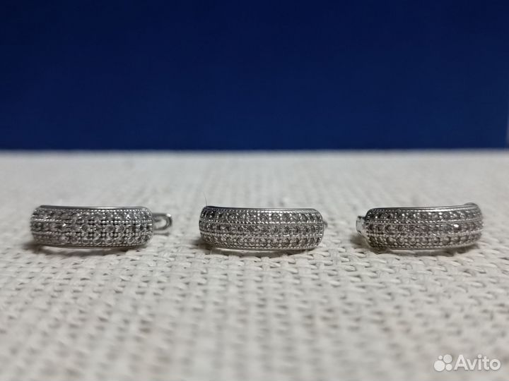 Серьги серебряные 925 проба