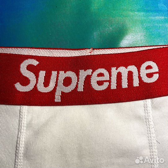 Supreme Hanes Boxer Briefs White мужские трусы M