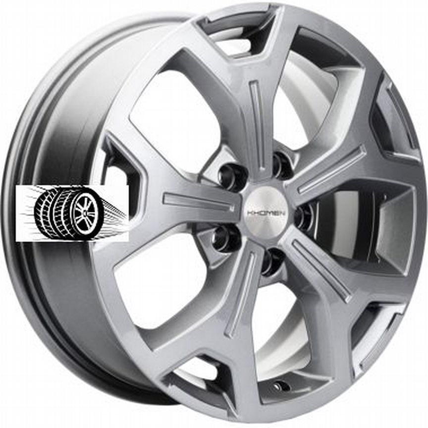 Литые диски Khomen Wheels 7×R17 5×114.3