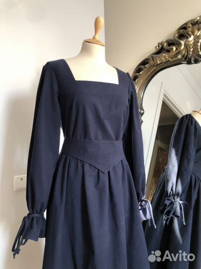 Платье фланель винтаж