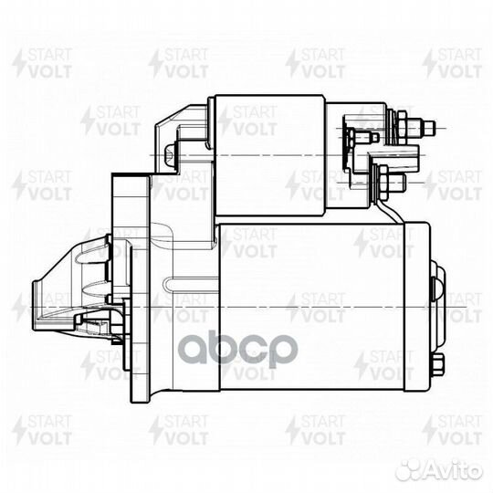 Стартер Renault Duster 10, Megane III 08- 1.6i