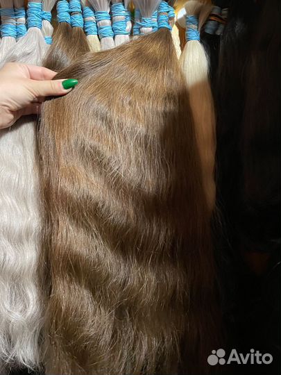 Волосы для наращивания 70 см славянка