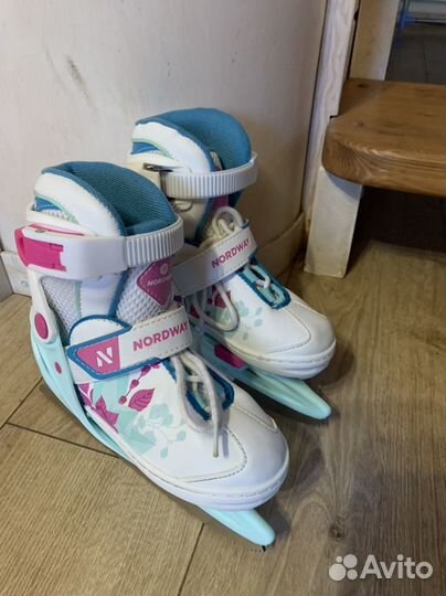 Коньки Nordway Slide детские раздвижные 26-31