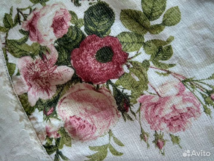 Скатерть винтажная лён Австрия