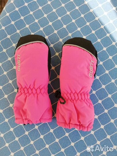 Варежки зимние детские непромокаемые