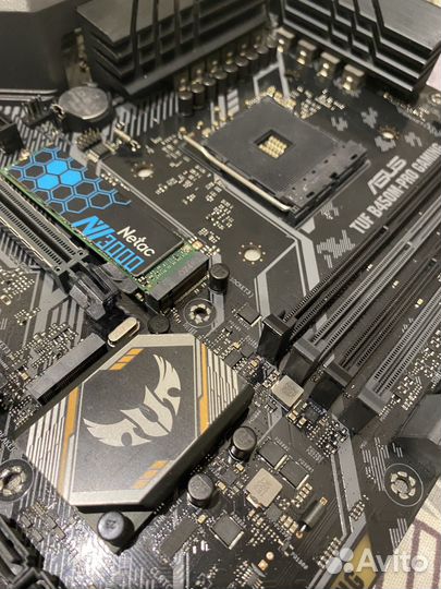 Материнская плата asus TUF B450M-pro gaming