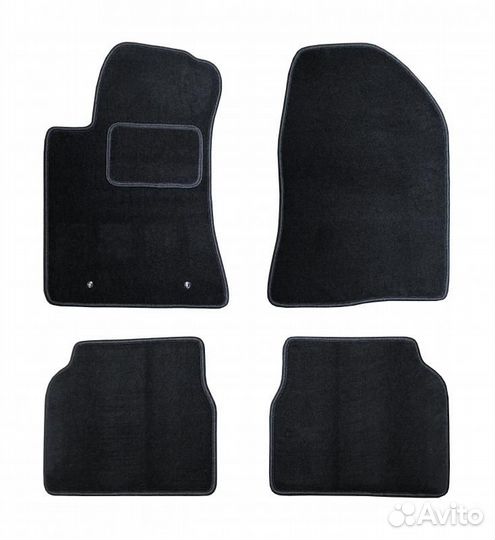 Ковры салона текстильные для toyota lc 100 (j10) (1998-2007) (5 мест) comfort графит