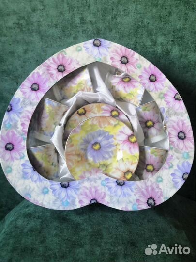 Новый кофейный набор шесть персон