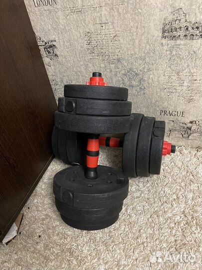 Гантели разборные по 9кг