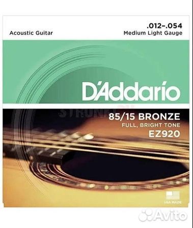 Металлические струны для акустической гитары