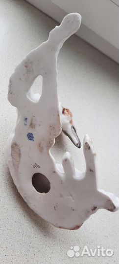 Фарфоровые статуэтки собака лфз