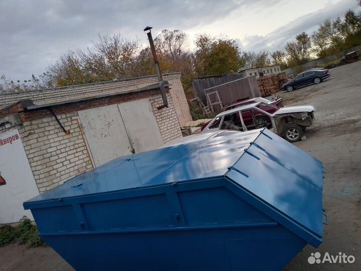 Бункер накопитель 8м3 с крышкой