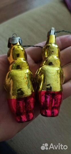 Елочные игрушки СССР озябыш