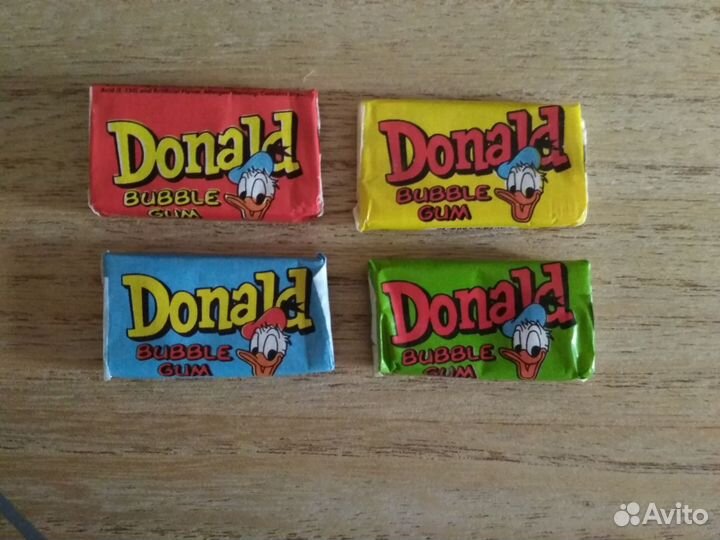 Donald целая жевательная резинка, жвачка набор или