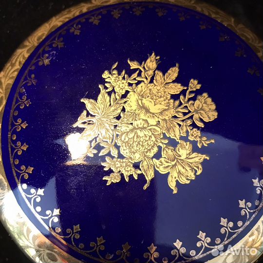 Антикварные французские шкатулки Фарфор