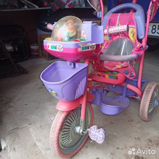 Велосипед трёхколёсный для девочки