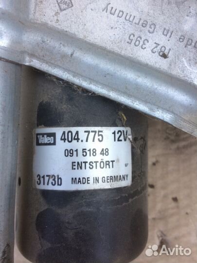 Мотор привода + трапеция дворников Volvo S80 1