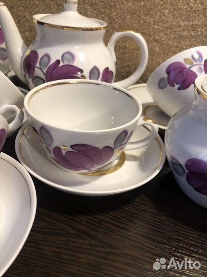 Чайные сервизы СССР вербилки и кузяево, пары