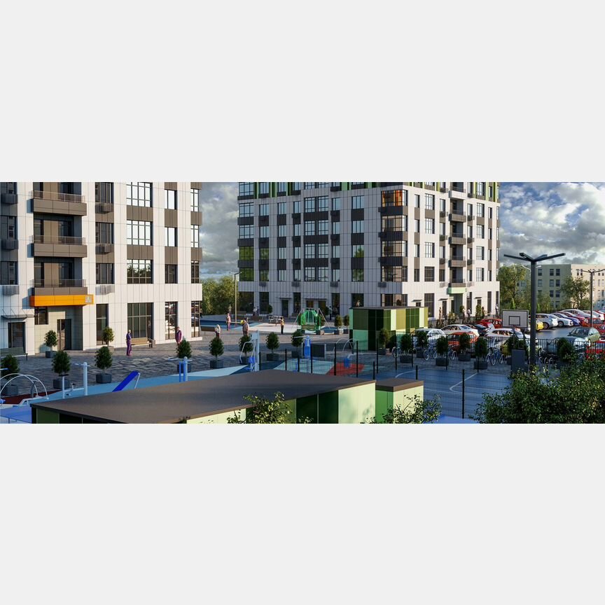 2-к. квартира, 69,4 м², 3/23 эт.