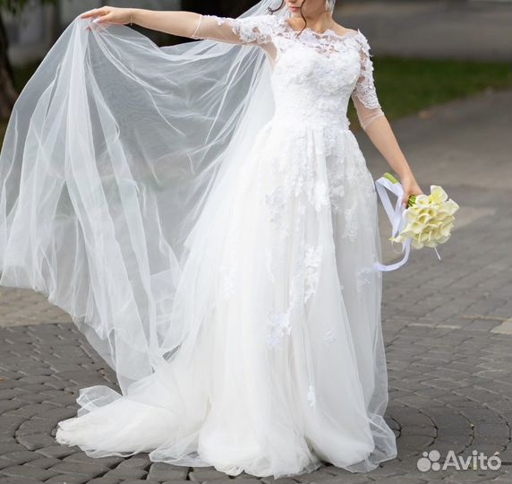 Свадебное платье 42 44