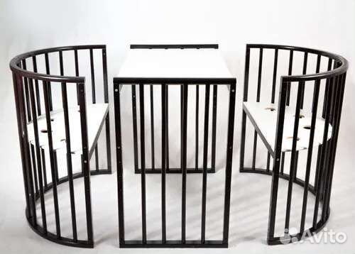 Кроватка новая трансформер венге